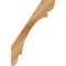 Ekena Millwork 4"W x 24"D x 36"H Olympic Rough Sawn Knee Brace, Western Red Cedar BRC04X24X36OLY00RWR - alternate 2